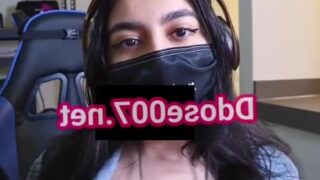 Youtuber Zara Dar nude showing big breasts in during livestream!!!