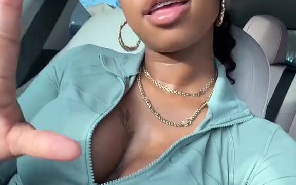 Cooking With Kya new video showing off her big breasts!!!