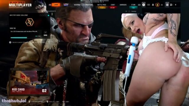 Zoie Burgher Masturbates Naked On Live Stream Call Of Duty