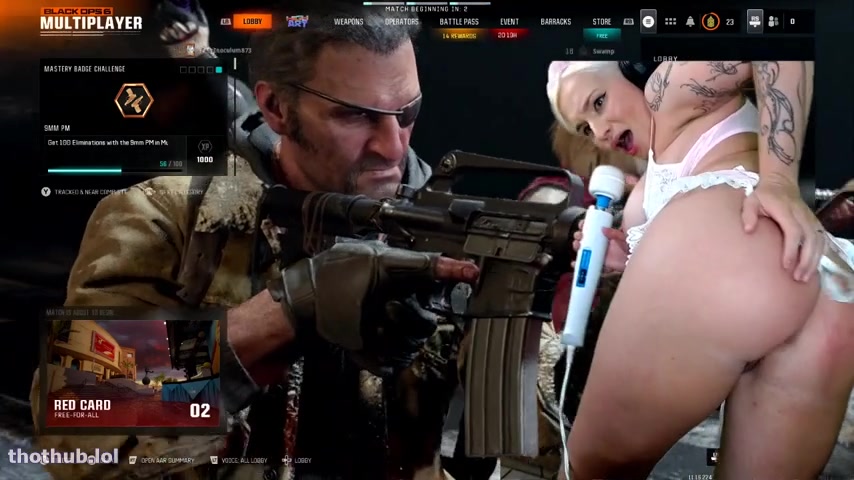 Zoie Burgher Masturbates Naked On Live Stream Call Of Duty