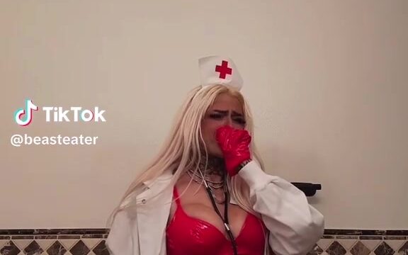 BeastEater – Sexy Nurse Shows Off Her Hot Body
