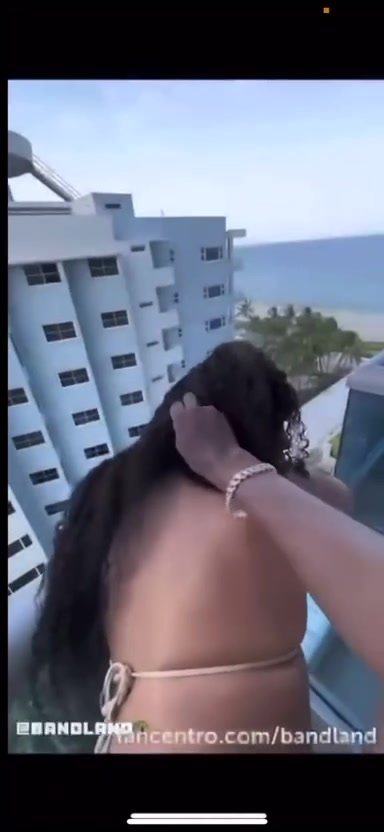 Murda B Gets Fucked And Creampied On The Hotel Balcony